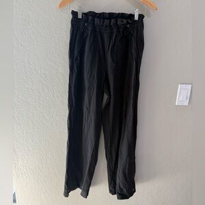 Athleta Black Lightweight Nylon Travel Pants Size S